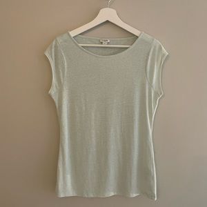 J. Crew Factory Ballet Tee in Pale Green